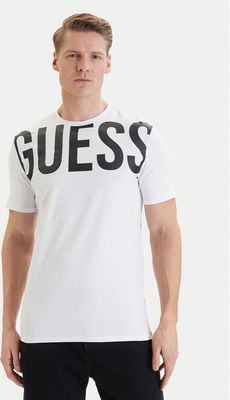T-shirt męski młodzieżowy na wiosnę Guess ze sklepu: MODIVO w kategorii: T-shirty męskie - zdjęcie WP-EBWP-BKLVO-LN0_0000305881939