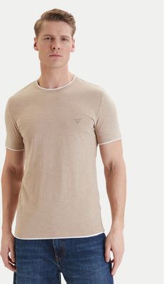 T-shirt męski casual Guess ze sklepu: MODIVO w kategorii: T-shirty męskie - zdjęcie WP-EBWP-BKLVO-LN0_0000305881991