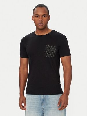 T-shirt męski Guess ze sklepu: MODIVO w kategorii: T-shirty męskie - zdjęcie WP-EBWP-BKLVO-LN0_0000305882110