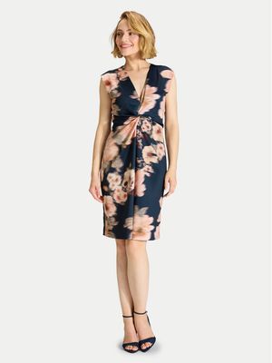 Sukienka elegancka Swing ze sklepu: MODIVO w kategorii: Sukienki - zdjęcie WP-EBWP-BKLVO-LN0_0000305885043