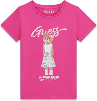Guess - Bluzka dziewczęca na lato ze sklepu: MODIVO w kategorii: Bluzki dziewczęce - zdjęcie WP-EBWP-BKLVO-LN0_0000305885074