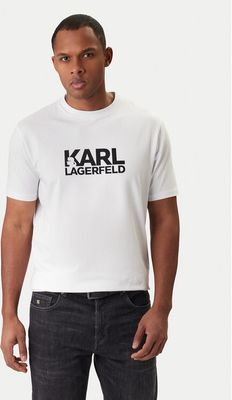 T-shirt męski wiosenny Karl Lagerfeld ze sklepu: MODIVO w kategorii: T-shirty męskie - zdjęcie WP-EBWP-BKLVO-LN0_0000305886897
