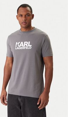 Karl Lagerfeld - T-shirt męski ze sklepu: MODIVO w kategorii: T-shirty męskie - zdjęcie WP-EBWP-BKLVO-LN0_0000305886941