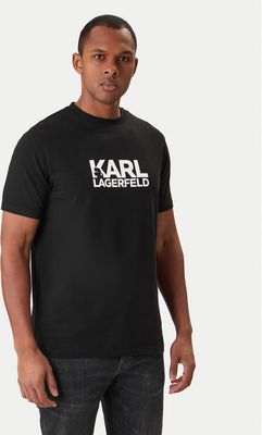 T-shirt męski na wiosnę Karl Lagerfeld ze sklepu: MODIVO w kategorii: T-shirty męskie - zdjęcie WP-EBWP-BKLVO-LN0_0000305886965