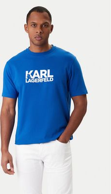 T-shirt męski Karl Lagerfeld ze sklepu: MODIVO w kategorii: T-shirty męskie - zdjęcie WP-EBWP-BKLVO-LN0_0000305886989