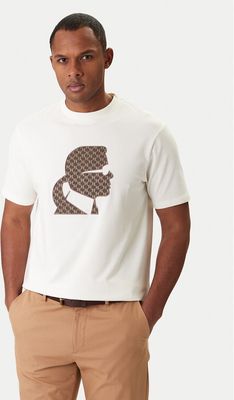 T-shirt męski na wiosnę Karl Lagerfeld ze sklepu: MODIVO w kategorii: T-shirty męskie - zdjęcie WP-EBWP-BKLVO-LN0_0000305887092
