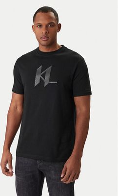T-shirt męski na wiosnę Karl Lagerfeld ze sklepu: MODIVO w kategorii: T-shirty męskie - zdjęcie WP-EBWP-BKLVO-LN0_0000305887191