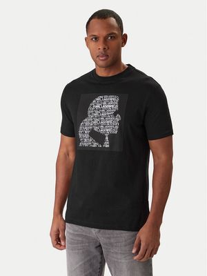 T-shirt męski Karl Lagerfeld ze sklepu: MODIVO w kategorii: T-shirty męskie - zdjęcie WP-EBWP-BKLVO-LN0_0000305887207