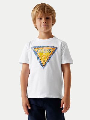 T-shirt chłopięce na lato Guess ze sklepu: MODIVO w kategorii: T-shirty chłopięce - zdjęcie WP-EBWP-BKLVO-LN0_0000305887733
