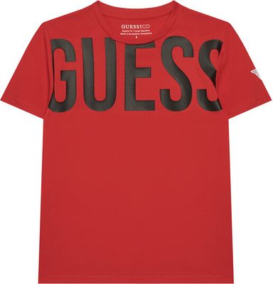 T-shirt chłopięce na lato Guess ze sklepu: MODIVO w kategorii: T-shirty chłopięce - zdjęcie WP-EBWP-BKLVO-LN0_0000305887924