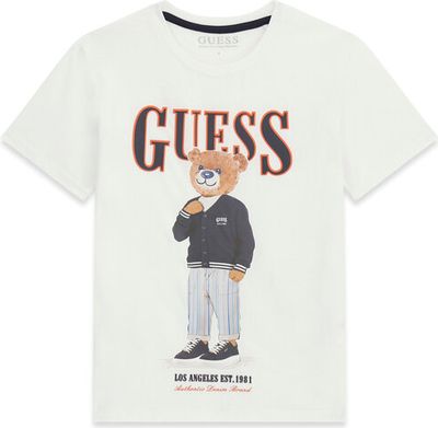 T-shirt chłopięce na lato Guess ze sklepu: MODIVO w kategorii: T-shirty chłopięce - zdjęcie WP-EBWP-BKLVO-LN0_0000305887931