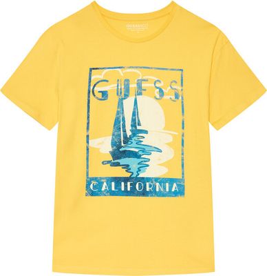 Guess - T-shirt chłopięce na lato ze sklepu: MODIVO w kategorii: T-shirty chłopięce - zdjęcie WP-EBWP-BKLVO-LN0_0000305887993