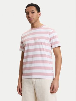 T-shirt męski casual na wiosnę Guess Jeans ze sklepu: MODIVO w kategorii: T-shirty męskie - zdjęcie WP-EBWP-BKLVO-LN0_0000305889003
