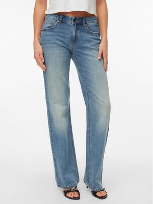 Jeansy damskie w miejskim stylu Vero Moda ze sklepu: MODIVO w kategorii: Jeansy damskie - zdjęcie WP-EBWP-BKLVO-LN0_0000305889621