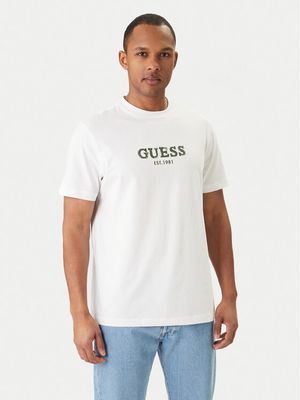 T-shirt męski Guess ze sklepu: MODIVO w kategorii: T-shirty męskie - zdjęcie WP-EBWP-BKLVO-LN0_0000305889928