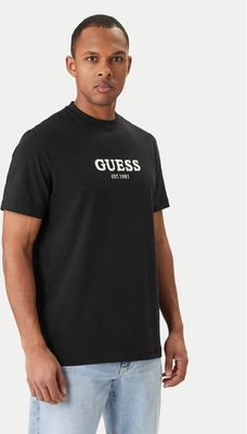 Guess - T-shirt męski wiosenny ze sklepu: MODIVO w kategorii: T-shirty męskie - zdjęcie WP-EBWP-BKLVO-LN0_0000305889942