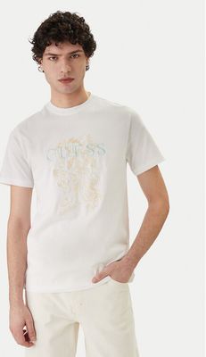 T-shirt męski młodzieżowy Guess ze sklepu: MODIVO w kategorii: T-shirty męskie - zdjęcie WP-EBWP-BKLVO-LN0_0000305889959