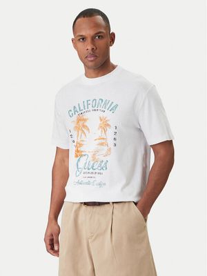 Guess - T-shirt męski na wiosnę ze sklepu: MODIVO w kategorii: T-shirty męskie - zdjęcie WP-EBWP-BKLVO-LN0_0000305890009