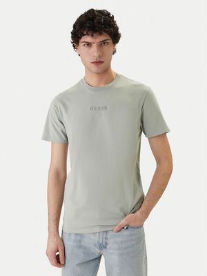 T-shirt męski casual Guess ze sklepu: MODIVO w kategorii: T-shirty męskie - zdjęcie WP-EBWP-BKLVO-LN0_0000305890061