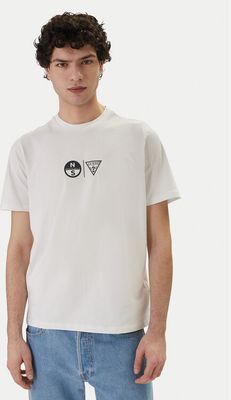 Guess - T-shirt męski młodzieżowy ze sklepu: MODIVO w kategorii: T-shirty męskie - zdjęcie WP-EBWP-BKLVO-LN0_0000305890207