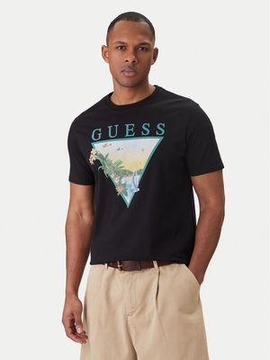T-shirt męski Guess ze sklepu: MODIVO w kategorii: T-shirty męskie - zdjęcie WP-EBWP-BKLVO-LN0_0000305890283