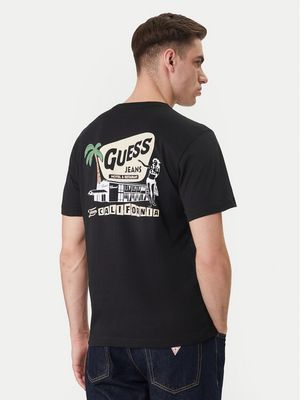 T-shirt męski na wiosnę Guess Jeans ze sklepu: MODIVO w kategorii: T-shirty męskie - zdjęcie WP-EBWP-BKLVO-LN0_0000305890412