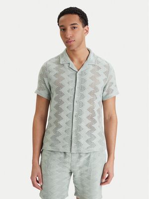 Koszula męska z kołnierzykiem button down Guess ze sklepu: MODIVO w kategorii: Koszule męskie - zdjęcie WP-EBWP-BKLVO-LN0_0000305890696