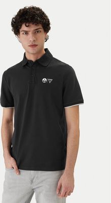 T-shirt męski casual Guess ze sklepu: MODIVO w kategorii: T-shirty męskie - zdjęcie WP-EBWP-BKLVO-LN0_0000305890726
