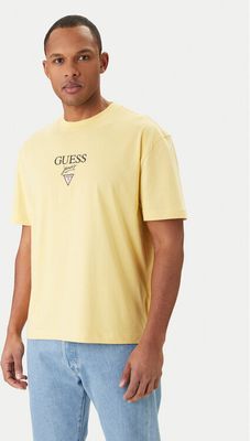 T-shirt męski młodzieżowy Guess Jeans ze sklepu: MODIVO w kategorii: T-shirty męskie - zdjęcie WP-EBWP-BKLVO-LN0_0000305891136