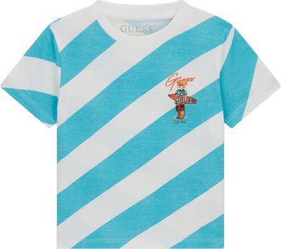 T-shirt chłopięce na lato Guess ze sklepu: MODIVO w kategorii: T-shirty chłopięce - zdjęcie WP-EBWP-BKLVO-LN0_0000305891808