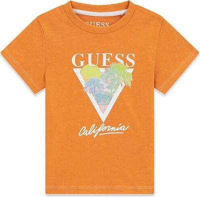 Guess - T-shirt chłopięce na lato ze sklepu: MODIVO w kategorii: T-shirty chłopięce - zdjęcie WP-EBWP-BKLVO-LN0_0000305891860