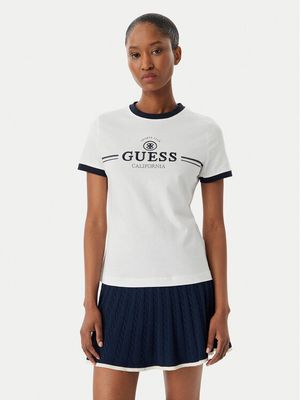 Guess - Bluzka damska ze sklepu: MODIVO w kategorii: Bluzki damskie - zdjęcie WP-EBWP-BKLVO-LN0_0000305892775