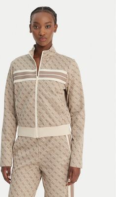 Guess - Bluza damska casual ze sklepu: MODIVO w kategorii: Bluzy damskie - zdjęcie WP-EBWP-BKLVO-LN0_0000305893802