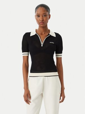 Bluzka damska Guess ze sklepu: MODIVO w kategorii: Bluzki damskie - zdjęcie WP-EBWP-BKLVO-LN0_0000305893994