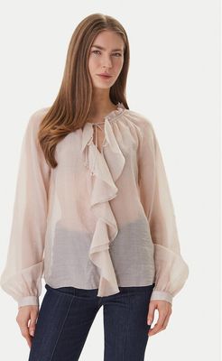 Bluzka damska elegancka na wiosnę Guess ze sklepu: MODIVO w kategorii: Bluzki damskie - zdjęcie WP-EBWP-BKLVO-LN0_0000305896926