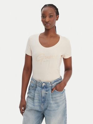 Bluzka damska Guess ze sklepu: MODIVO w kategorii: Bluzki damskie - zdjęcie WP-EBWP-BKLVO-LN0_0000305897466