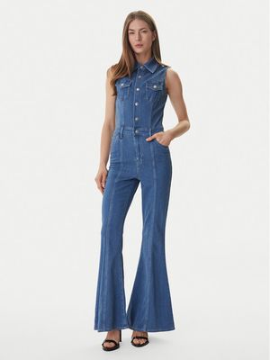 Guess - Kombinezon damski wiosenny ze sklepu: MODIVO w kategorii: Kombinezony damskie - zdjęcie WP-EBWP-BKLVO-LN0_0000305897596