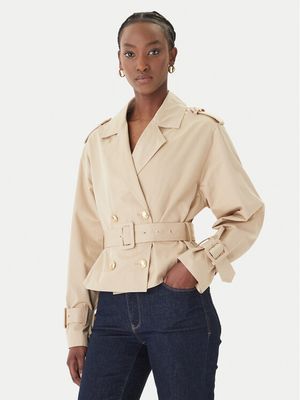 Płaszcz damski casualowy Guess ze sklepu: MODIVO w kategorii: Płaszcze damskie - zdjęcie WP-EBWP-BKLVO-LN0_0000305897961