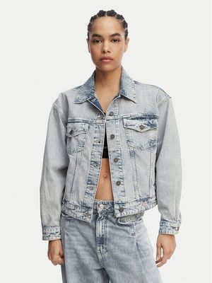 Kurtka damska casual Guess Jeans ze sklepu: MODIVO w kategorii: Kurtki damskie - zdjęcie WP-EBWP-BKLVO-LN0_0000305898043