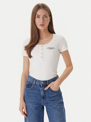 Bluzka damska sportowa Guess ze sklepu: MODIVO w kategorii: Bluzki damskie - zdjęcie WP-EBWP-BKLVO-LN0_0000305898241