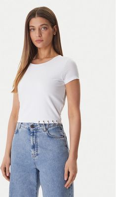 Bluzka damska casualowa wiosenna Guess ze sklepu: MODIVO w kategorii: Bluzki damskie - zdjęcie WP-EBWP-BKLVO-LN0_0000305898333