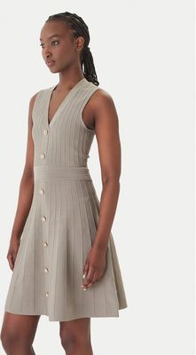Sukienka rozkloszowana Guess ze sklepu: MODIVO w kategorii: Sukienki - zdjęcie WP-EBWP-BKLVO-LN0_0000305898968