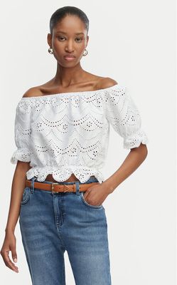 Bluzka damska casual Guess ze sklepu: MODIVO w kategorii: Bluzki damskie - zdjęcie WP-EBWP-BKLVO-LN0_0000305899606