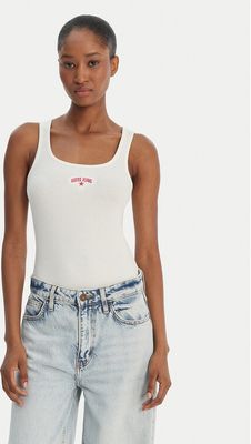 Bluzka damska casual Guess Jeans ze sklepu: MODIVO w kategorii: Bluzki damskie - zdjęcie WP-EBWP-BKLVO-LN0_0000305899804