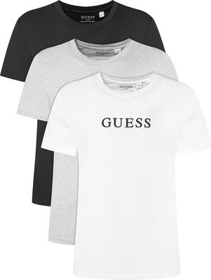 T-shirt męski w stylu młodzieżowym Guess ze sklepu: MODIVO w kategorii: T-shirty męskie - zdjęcie WP-EBWP-BKLVO-LN0_0000305902238