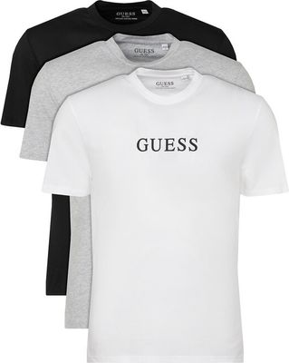 T-shirt męski w stylu młodzieżowym Guess ze sklepu: MODIVO w kategorii: T-shirty męskie - zdjęcie WP-EBWP-BKLVO-LN0_0000305902238