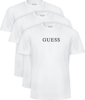 T-shirt męski w stylu młodzieżowym Guess ze sklepu: MODIVO w kategorii: T-shirty męskie - zdjęcie WP-EBWP-BKLVO-LN0_0000305902245