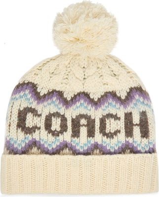 Czapka zimowa damska Coach ze sklepu: MODIVO w kategorii: Czapki zimowe damskie - zdjęcie WP-EBWP-BKLVO-LN0_0000305911551