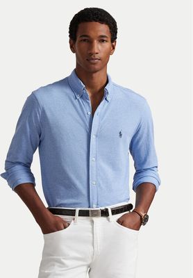 Koszula męska z kołnierzykiem button down casual Polo Ralph Lauren ze sklepu: MODIVO w kategorii: Koszule męskie - zdjęcie WP-EBWP-BKLVO-LN0_0000305912657