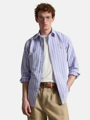 Koszula męska z kołnierzykiem button down Polo Ralph Lauren ze sklepu: MODIVO w kategorii: Koszule męskie - zdjęcie WP-EBWP-BKLVO-LN0_0000305913197